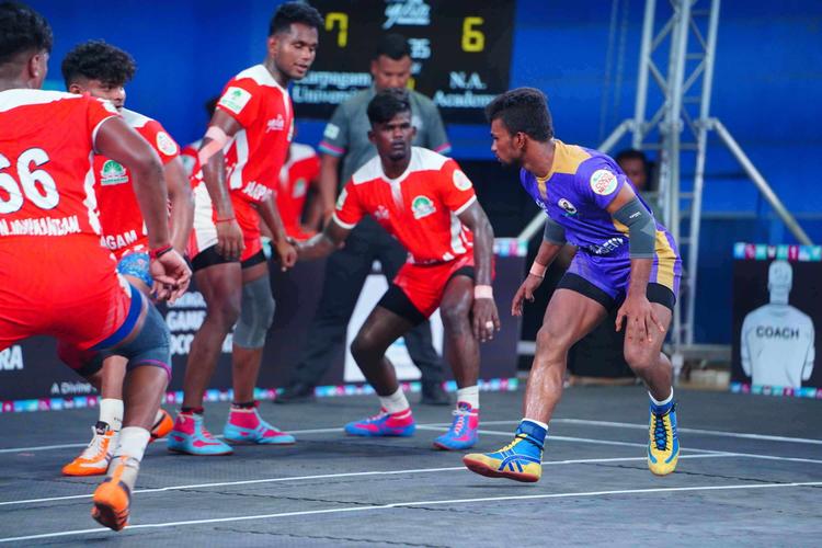 Dinesh Kumar Krishnamoorthi - Match 7 - N.A. Academy vs Karpagam University - YKS TN CLUBS 2024