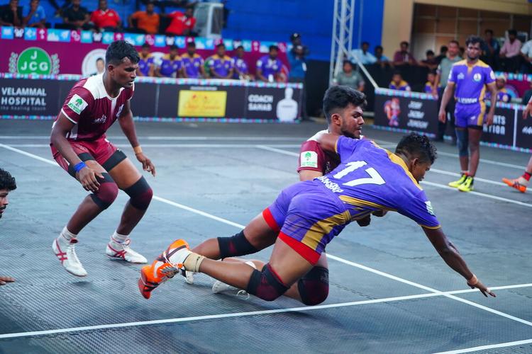 M. Dhanasekar - Match 10 - N.A. Academy vs Vels University - YKS TN CLUBS 2024
