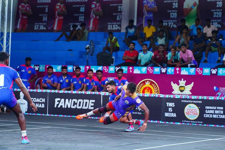 M. Dhanasekar - Match 24 - Kattakudi Sports vs N.A. Academy - YKS TN CLUBS 2024