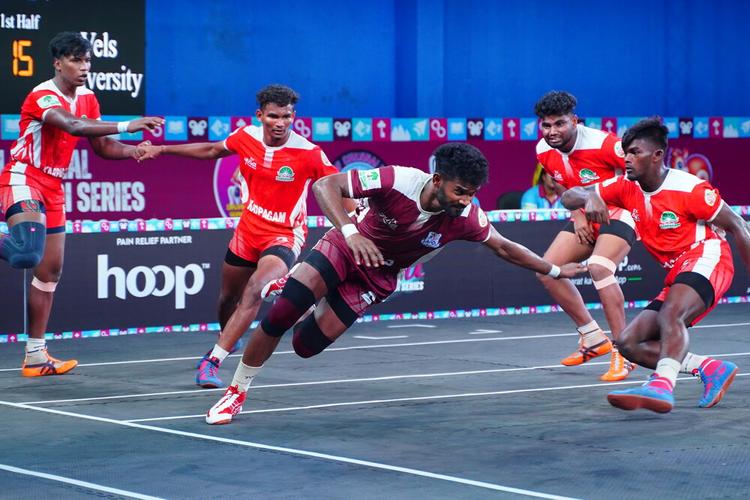 Vasanth Murugan - Match 25 - Vels University vs Karpagam University - YKS TN CLUBS 2024