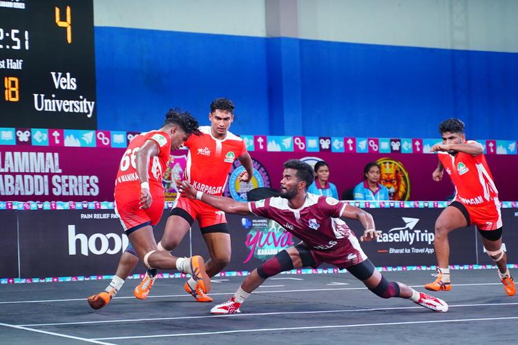 N Manikandan - Match 25 - Karpagam University vs Vels University - YKS TN CLUBS 2024