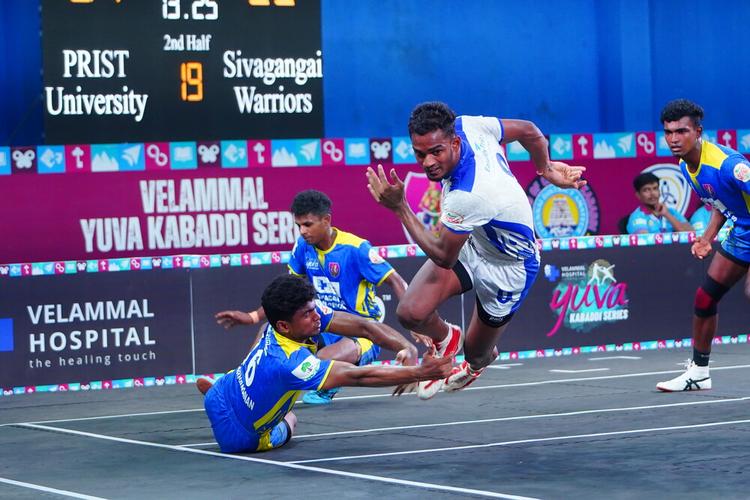 B Kiruba - Match 36 - PRIST University vs Sivagangai Warriors - YKS TN CLUBS 2024