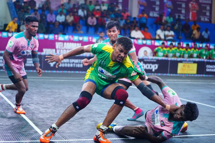 K Dharanidharan - Match 44 - Chennai Sports vs SRM University - YKS TN CLUBS 2024