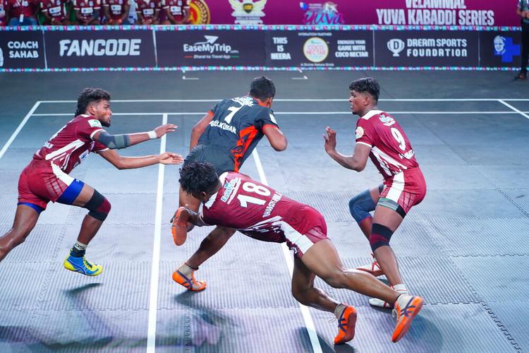 Bharath Kumar. GL - Match 57 - Vels University vs AMKC Gobi - YKS TN CLUBS 2024
