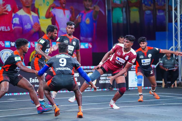 Sarathiamarnath Subramaniyan - Match 57 - AMKC Gobi vs Vels University - YKS TN CLUBS 2024