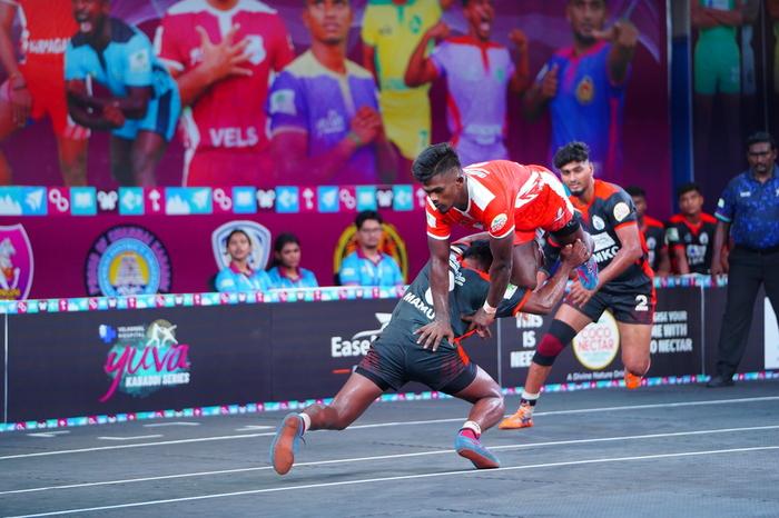 Sakthivel Thangavelu - Match 62 - AMKC Gobi vs Karpagam University - YKS TN CLUBS 2024