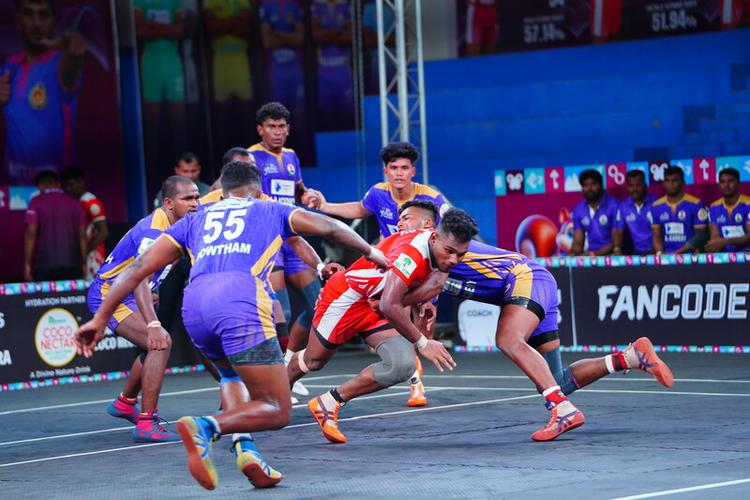S Surya M Saravanan - Match 71 - Karpagam University vs N.A. Academy - YKS TN CLUBS 2024