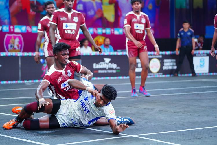 S Surya M Saravanan - Match 110 - Vels University vs PRIST University - YKS TN CLUBS 2024