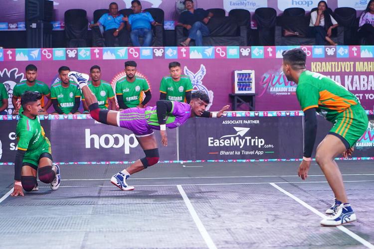 Raj Jangam - Match 100 - Raigad District vs Satara District - KMP YKS IDYL 2024