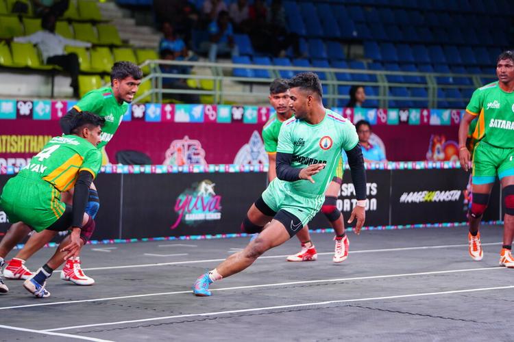 Tejas Raut - Match 33 - Satara District vs Nandurbar District - KMP YKS IDYL 2024